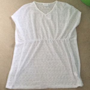 childrens place white cover up